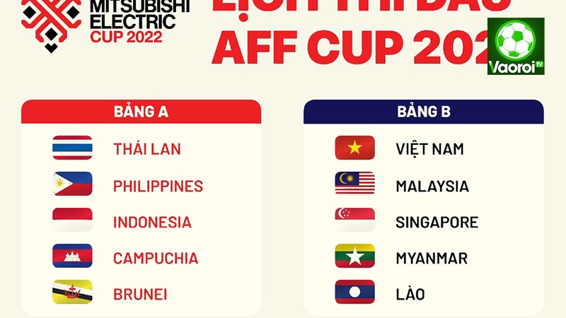 Có tổng cộng 10 đội tuyển được tự động đủ điều kiện tham dự vòng bảng của Giải vô địch bóng đá Đông Nam Á 2022